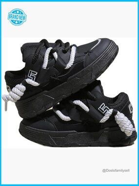 Chunky Platform Sneakers Y2K Retro Thick Sole Walking Shoes Kawaii Style